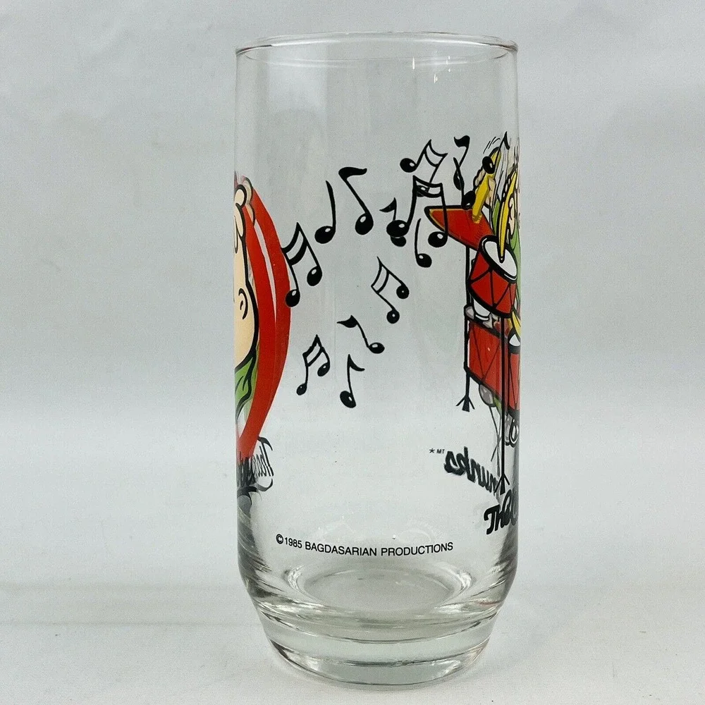 Vtg The Chipmunks‎ Theodore Drinking Glass Tumbler 1985 Bagdasarian Productions